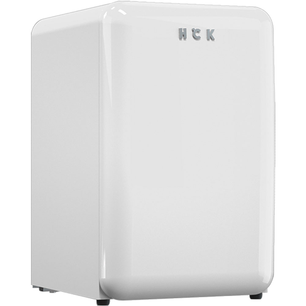 哈士奇(HCK) 白色多功能復古迷你單門冰箱 64升